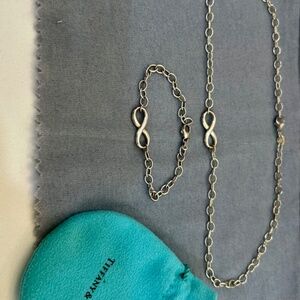 Tiffany & Co Sterling Silver Infinity Bracelet